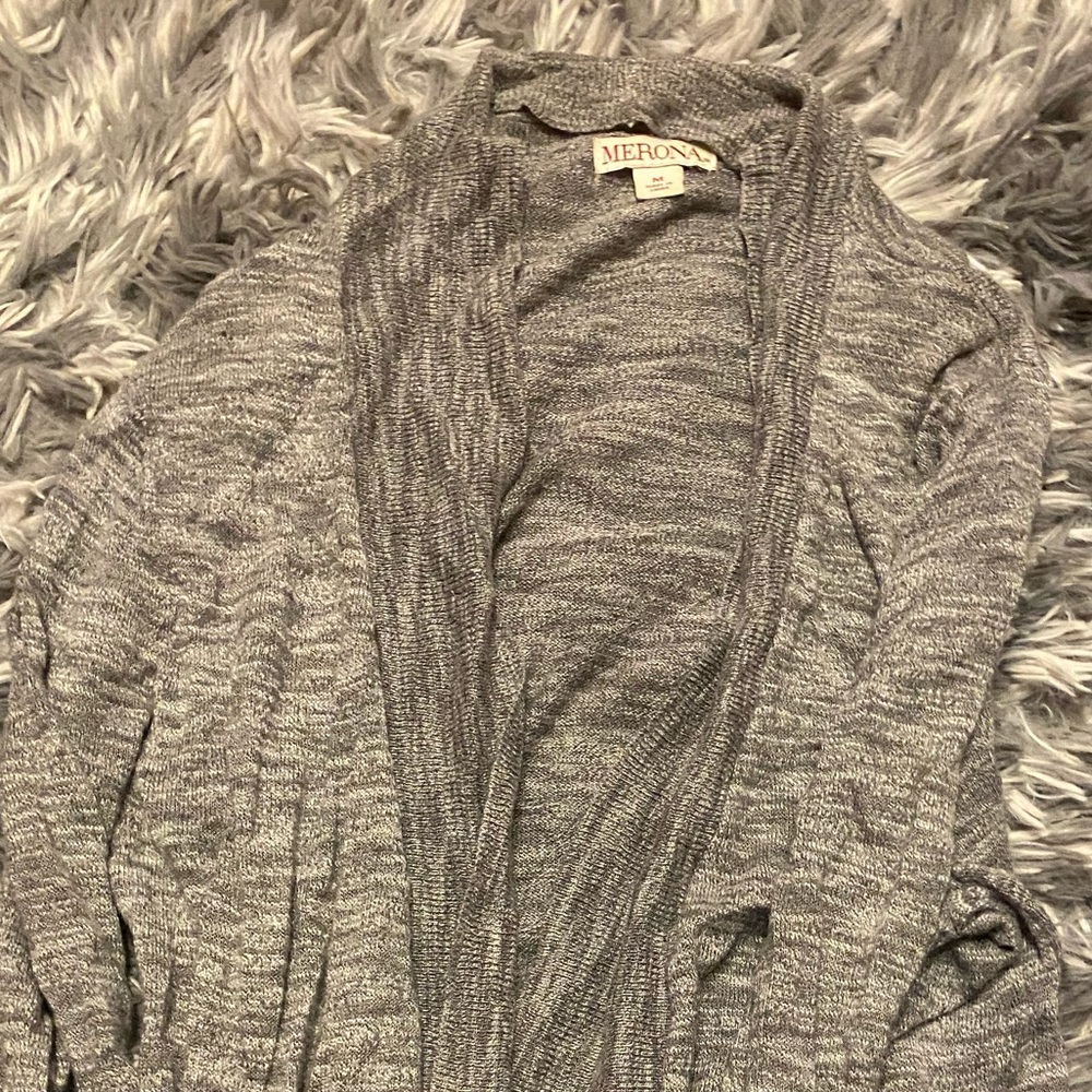 Grey cardigan